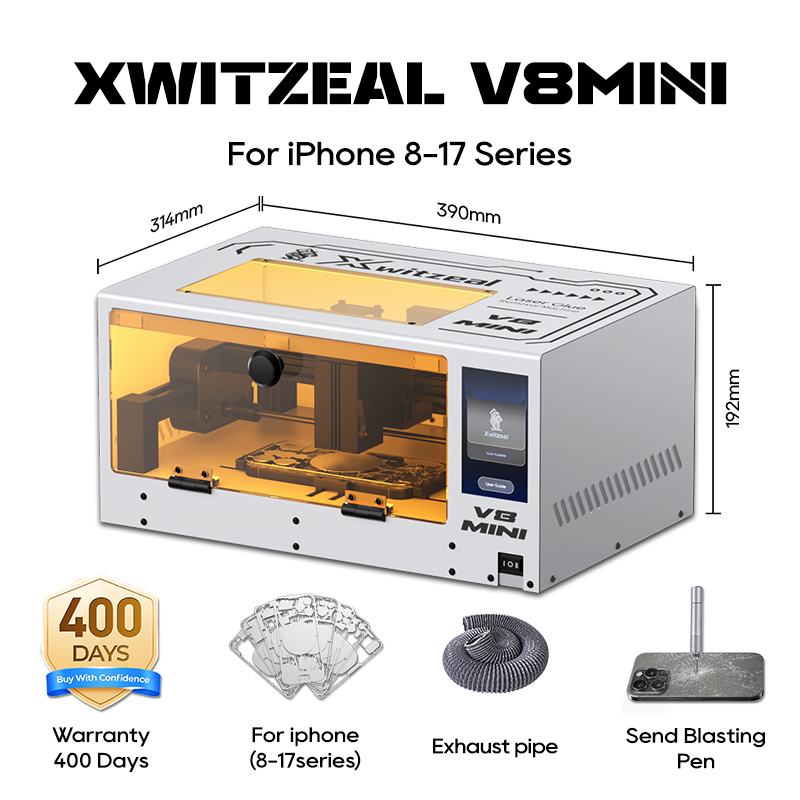 إكسويتزيال ®   جهاز V8 MINI لإ - مراجعة Electronics Repair Tools وسعره